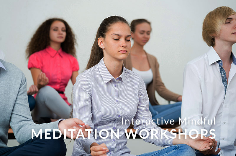 INTERACTIVE MINDFUL MEDITATION WORKSHOPS